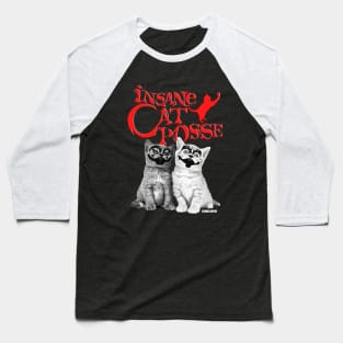 Insane cat pose Baseball T-Shirt